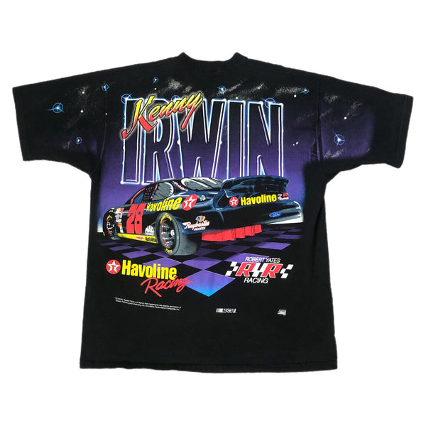 Vintage 1998 NASCAR Kenny Irwin A Rising Star All Over Print AOP T-Shirt (XL)