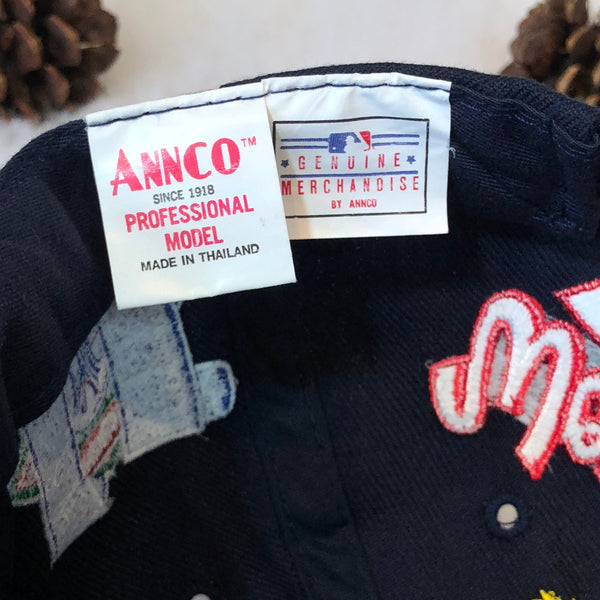 Vintage Deadstock NWOT MLB New York Yankees Annco 1996 World Series Champions Wool Snapback Hat