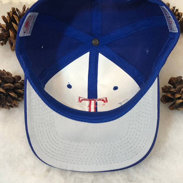 Vintage Deadstock NWOT MLB Texas Rangers Signatures Outdoor Cap Twill Snapback Hat