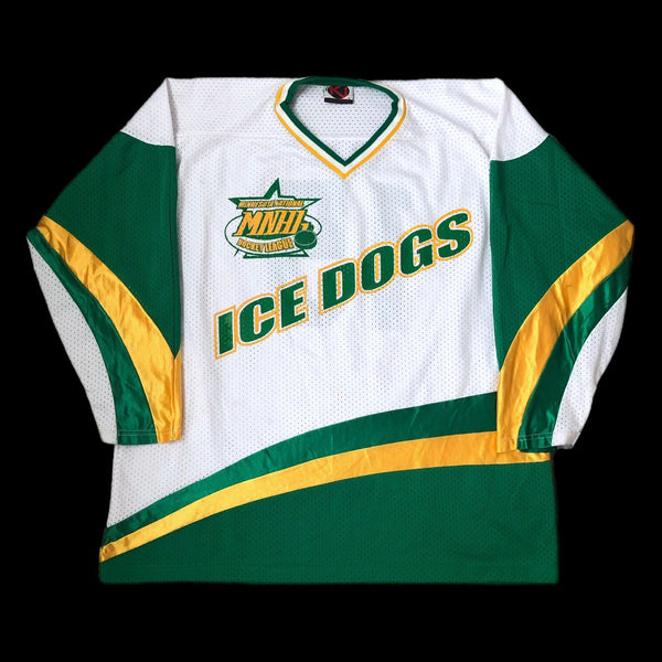 Vintage Ice Dogs MNHL Minnesota National Hockey League Jersey (XL)