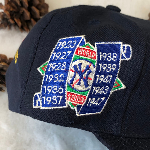 Vintage Deadstock NWOT MLB New York Yankees Annco 1996 World Series Champions Wool Snapback Hat