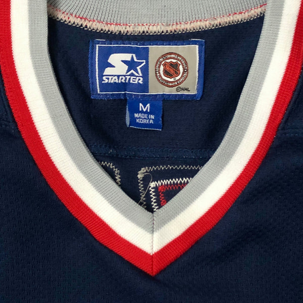Vintage NHL New York Rangers Lady Liberty Brian Leetch Hockey Jersey (M)