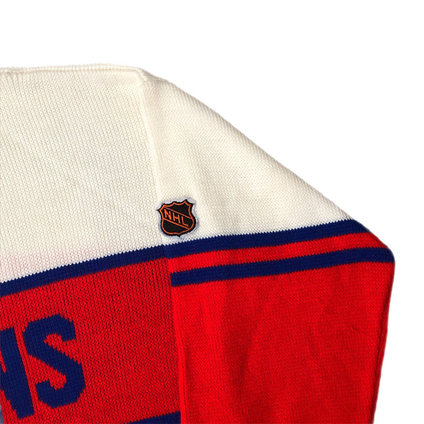 Vintage NHL Montreal Canadiens Cliff Engle Style Knit Sweater (XL)