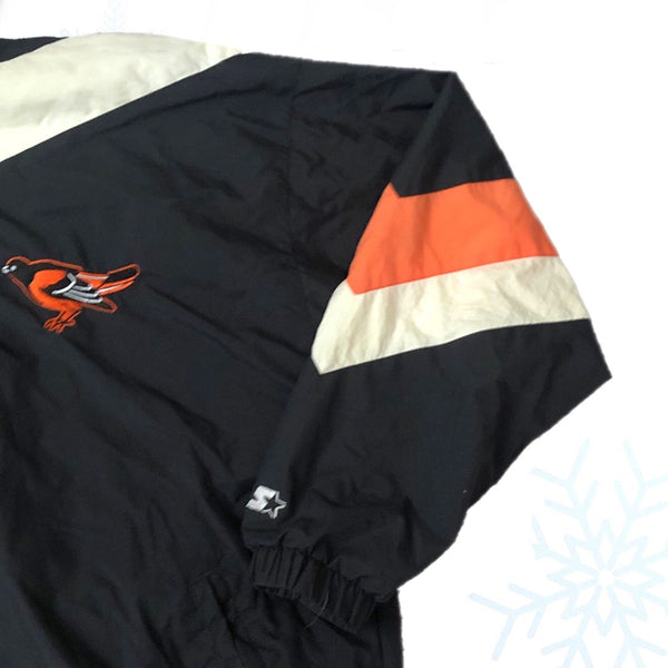 Vintage MLB Baltimore Orioles Starter Windbreaker Jacket (XL)