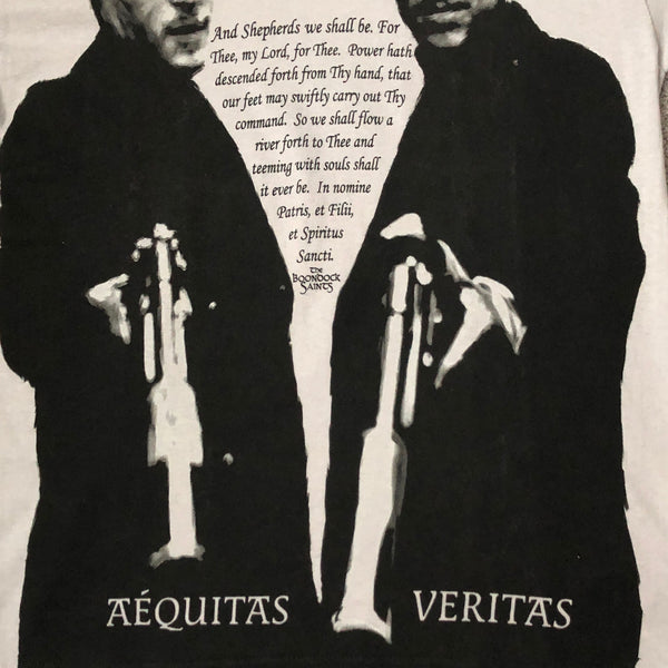Deadstock NWT Boondock Saints Movie Aequitas Veritas Hot Topic T-Shirt (M)