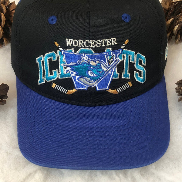 Vintage AHL Worcester IceCats 1994-95 Inaugural Season #1 Apparel CCM Snapback Hat