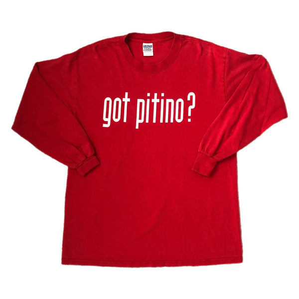 Vintage NCAA Louisville Cardinals “got Pitino?” Rick Pitino College Basketball Long Sleeve Shirt (L)