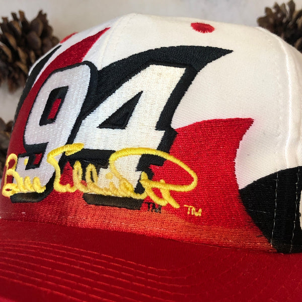 Vintage NASCAR Bill Elliott McDonald's Racing Logo 7 Double Sharktooth Twill Snapback Hat