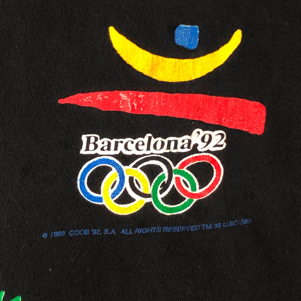 Vintage USA Boxing 1992 Barcelona Olympics T-Shirt (XL)