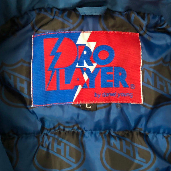 Vintage 1994 NHL Stanley Cup Champions New York Rangers Pro Player Puffer Jacket (L)