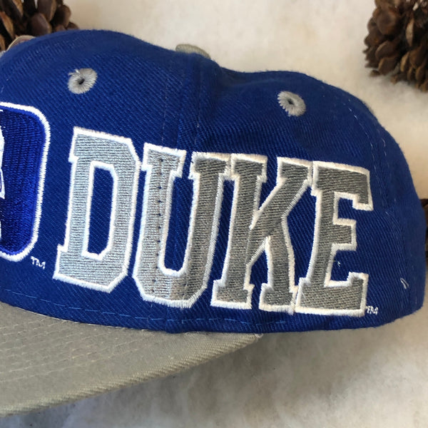Vintage Deadstock NWT NCAA Duke Blue Devils Apex One Wool Snapback Hat