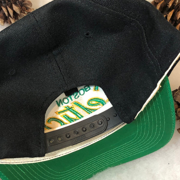 Vintage NBA Boston Celtics Sports Specialties Script Wool Snapback Hat