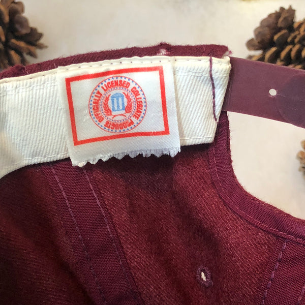 Vintage NCAA Oklahoma Sooners Sports Specialties Script Wool Snapback Hat