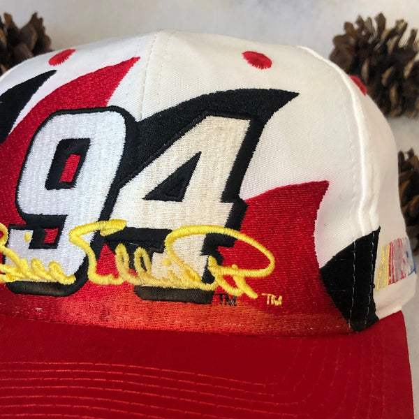 Vintage NASCAR Bill Elliott McDonald's Racing Logo 7 Double Sharktooth Twill Snapback Hat