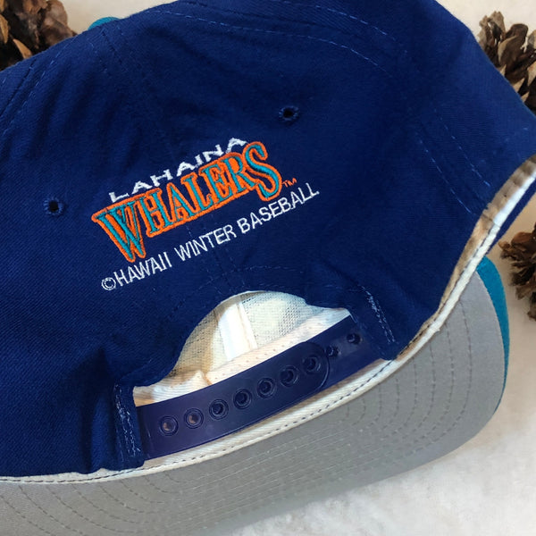 Vintage Lahaina Whalers Hawaii Winter Baseball New Era Wool Snapback Hat