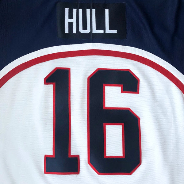 Vintage USA Hockey Brett Hull 2002 Winter Olympics Salt Lake City Nike Jersey (L)