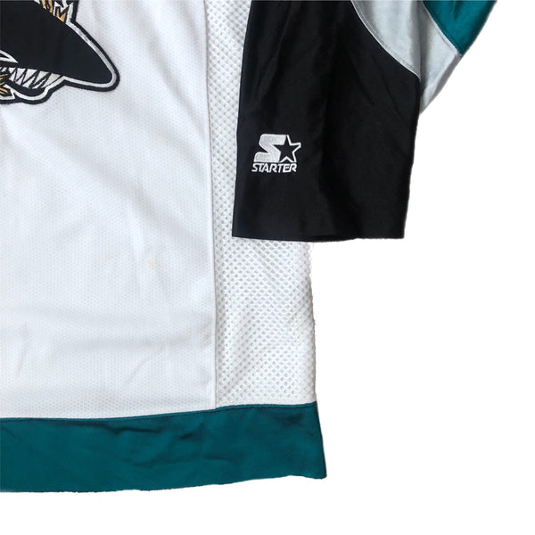 Vintage NHL San Jose Sharks Starter Hockey Jersey (XL)