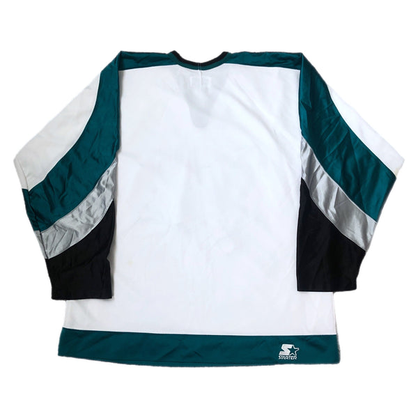Vintage NHL San Jose Sharks Starter Hockey Jersey (XL)