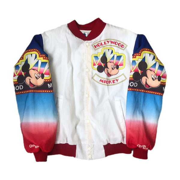 Vintage Disney Mickey Mouse Hollywood Mickey Chalk Line Fanimation Jacket (L)