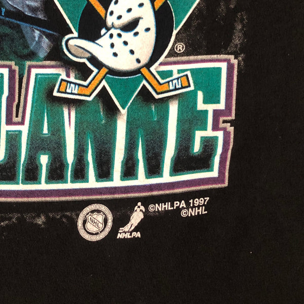 Vintage NHL Anaheim Mighty Ducks Teemu Selanne Starter T-Shirt (XL)