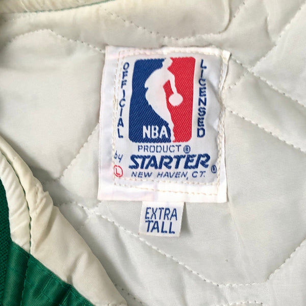Vintage NBA Boston Celtics Starter Satin Jacket (Large Extra Tall)