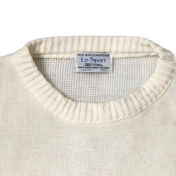 Vintage NHL Montreal Canadiens Cliff Engle Style Knit Sweater (XL)