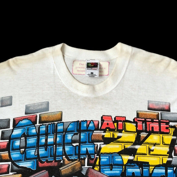 Vintage Deadstock NWOT NASCAR Jeff Gordon 1997 Brickyard 400 All Over Print AOP T-Shirt (M)