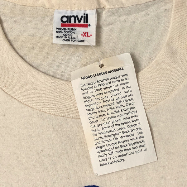 Vintage Deadstock NWT Negro Leagues Baseball Museum T-Shirt (XL)