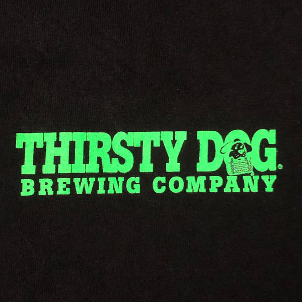 Vintage Thirsty Dog Brewing Company Siberian Night Russian Imperial Stout Wolf T-Shirt (XXL)