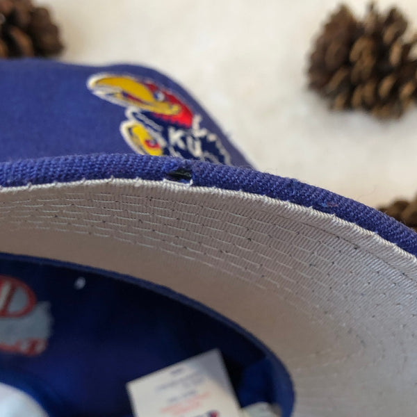 Vintage NCAA Kansas Jayhawks Football Champion Wool Snapback Hat
