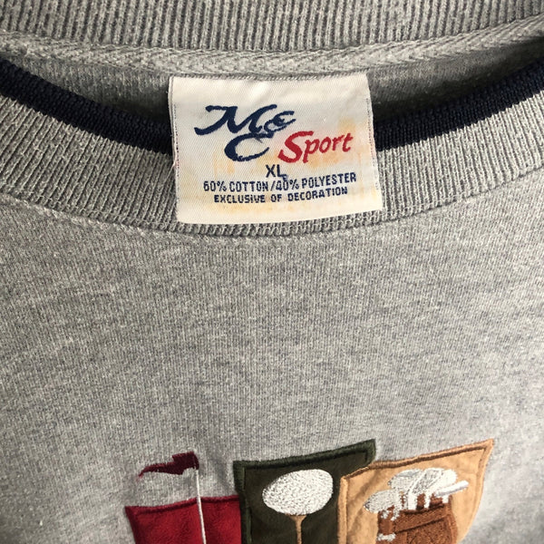 Vintage Golf Dad Father Grandpa Crewneck Sweatshirt (XL)