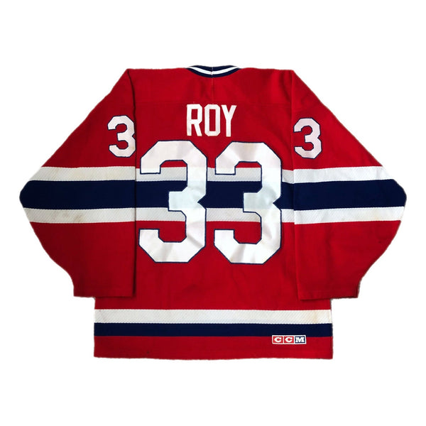 Vintage NHL Montreal Canadiens Patrick Roy CCM Hockey Jersey (S)