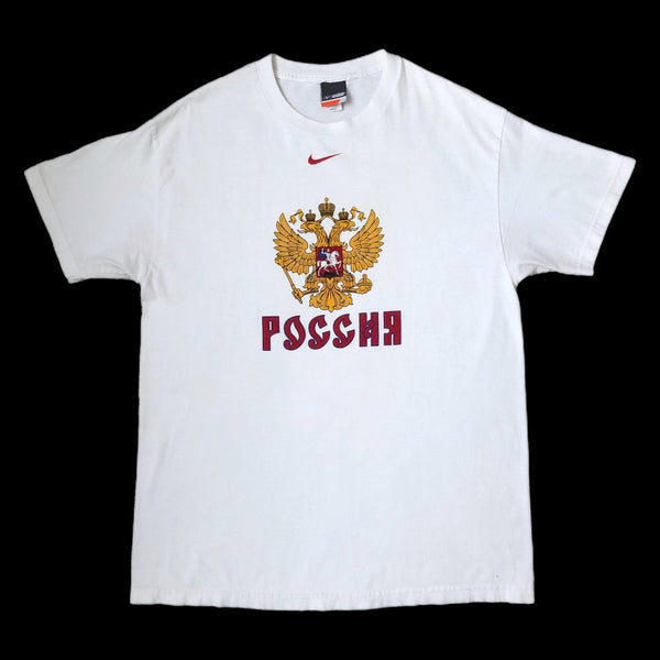 Vintage Russia Hockey Bauer Nike y2k T-Shirt (L)