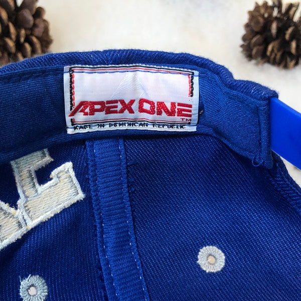 Vintage Deadstock NWT NCAA Duke Blue Devils Apex One Wool Snapback Hat