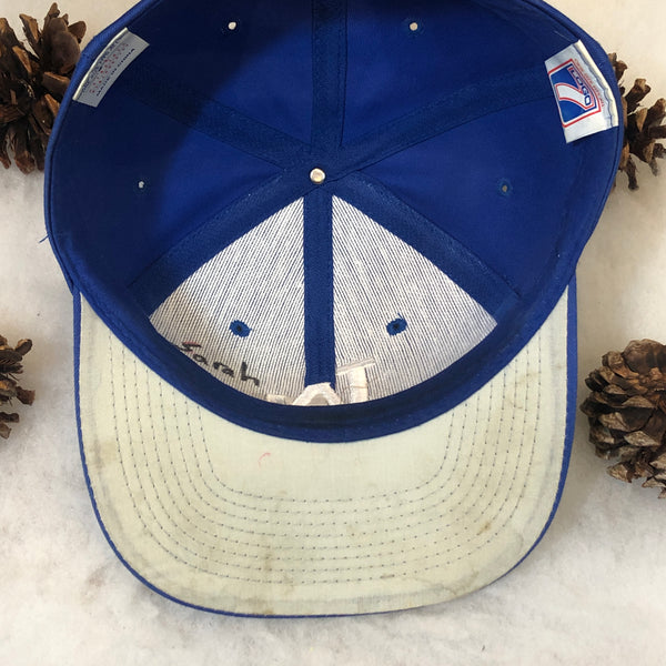 Vintage MLB Los Angeles Dodgers Logo 7 Twill SnapBack Hat
