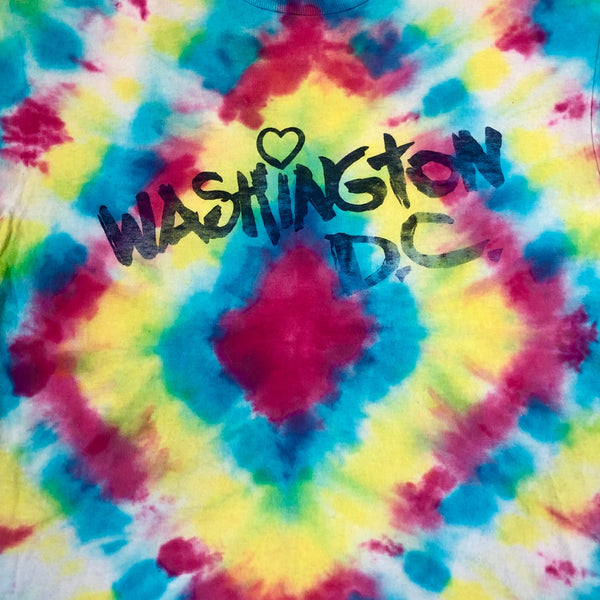 Vintage Washington D.C. Tie-Dye T-Shirt (L)