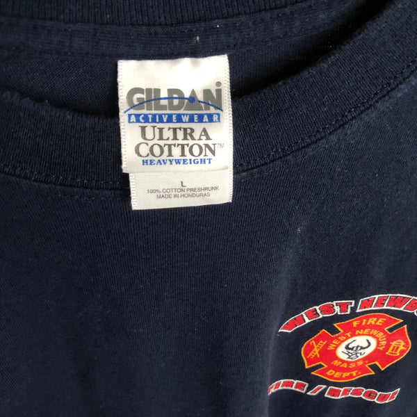 Vintage West Newbury Massachusetts Fire Rescue T-Shirt (L)