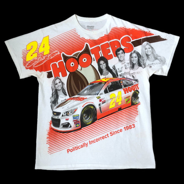 NASCAR Hooters Chase Elliott All Over Print T-Shirt (L)