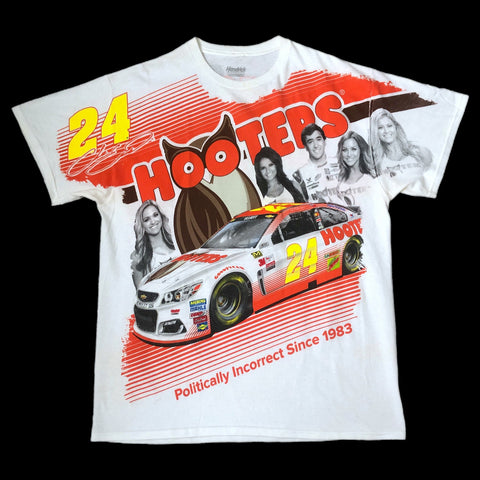 NASCAR Hooters Chase Elliott All Over Print T-Shirt (L)