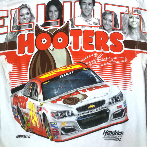 NASCAR Hooters Chase Elliott All Over Print T-Shirt (L)