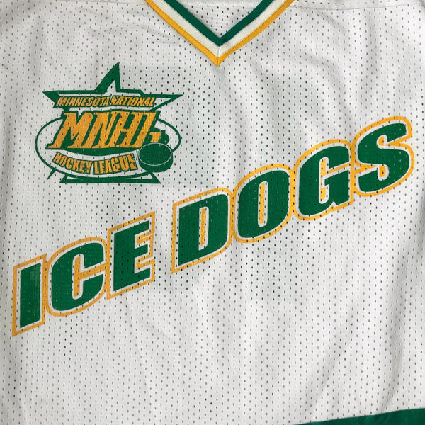 Vintage Ice Dogs MNHL Minnesota National Hockey League Jersey (XL)