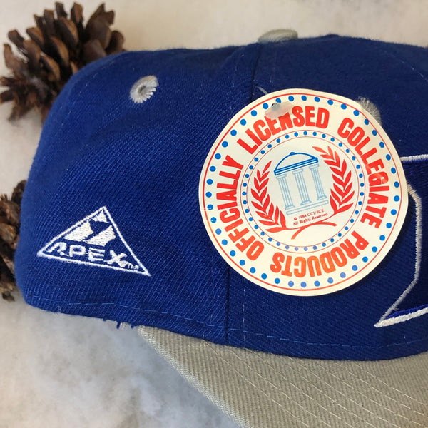 Vintage Deadstock NWT NCAA Duke Blue Devils Apex One Wool Snapback Hat