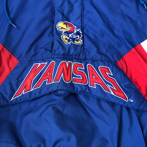Vintage NCAA Kansas Jayhawks Starter Puffer Jacket (L)
