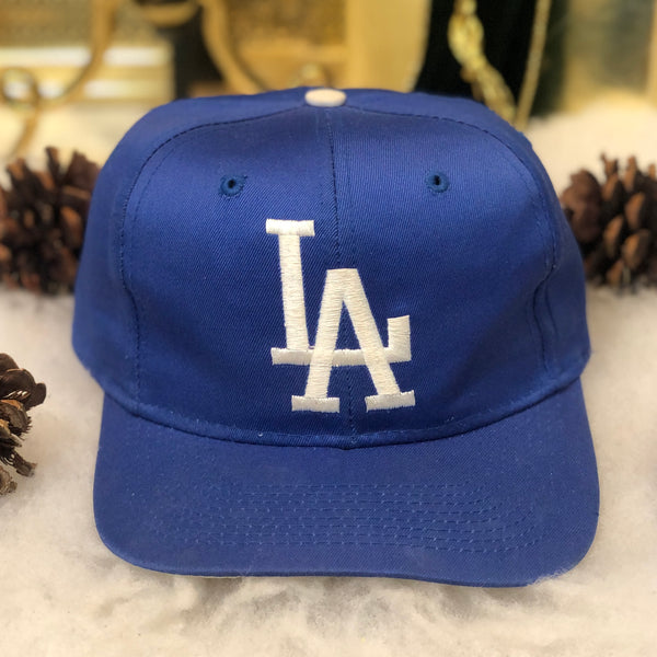 Vintage MLB Los Angeles Dodgers Logo 7 Twill SnapBack Hat
