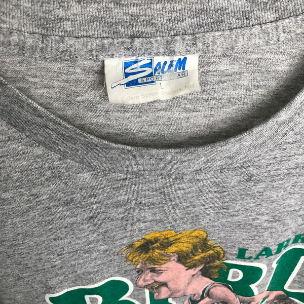 Vintage NBA Boston Celtics Larry Bird Salem Sportswear Caricature T-Shirt (M)