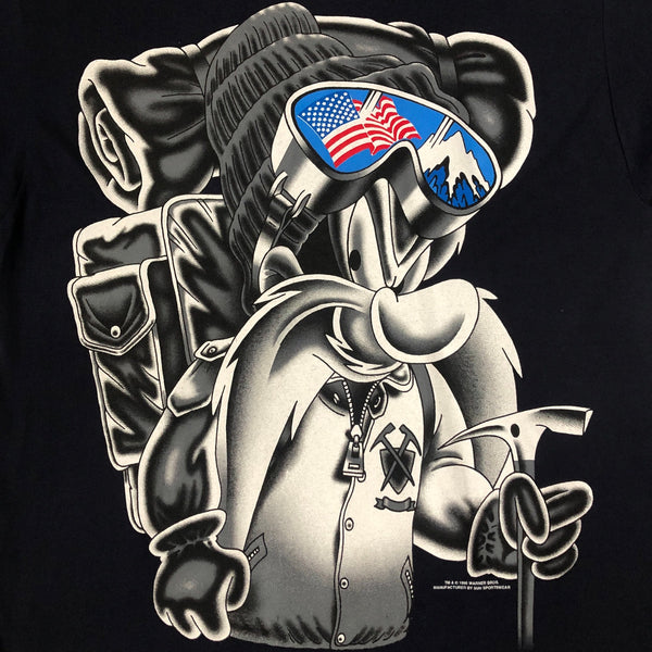 Vintage Deadstock NWT Looney Tunes Yosemite Sam Climber USA T-Shirt (XL)