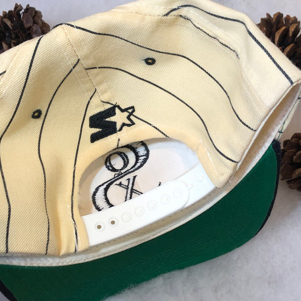 Vintage MLB Chicago White Sox Starter Pinstripe Wool Snapback Hat