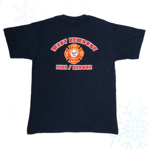 Vintage West Newbury Massachusetts Fire Rescue T-Shirt (L)