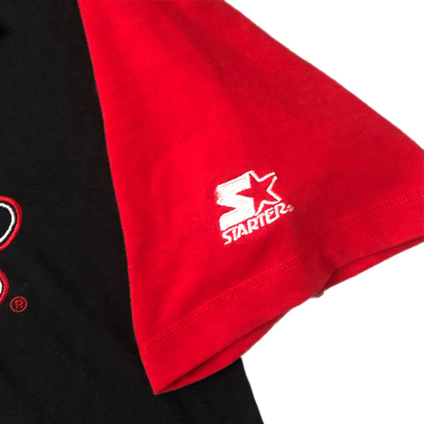 Vintage NBA Chicago Bulls Starter Bubble Script T-Shirt Hoodie (L)