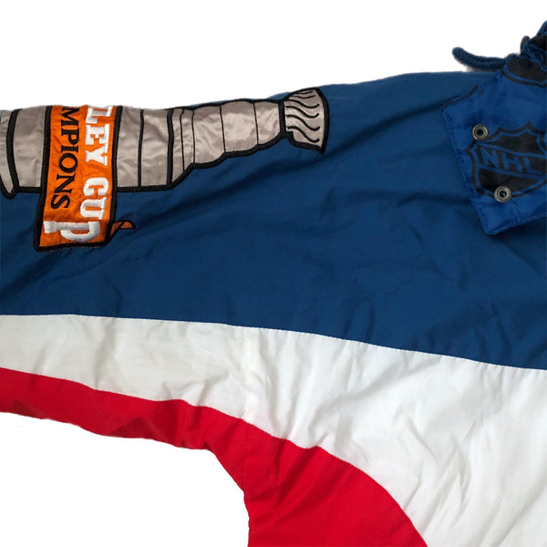 Vintage 1994 NHL Stanley Cup Champions New York Rangers Pro Player Puffer Jacket (L)